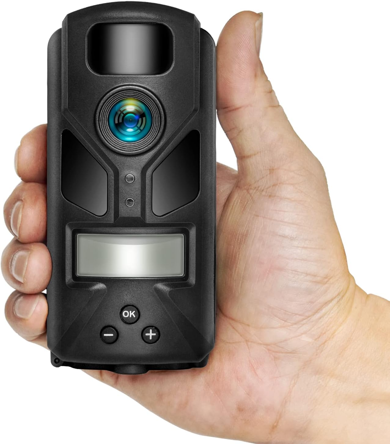 20MP Mini Trail Camera,1080P Hunting Trail Camera with No Glow 940Nm Night  Visio