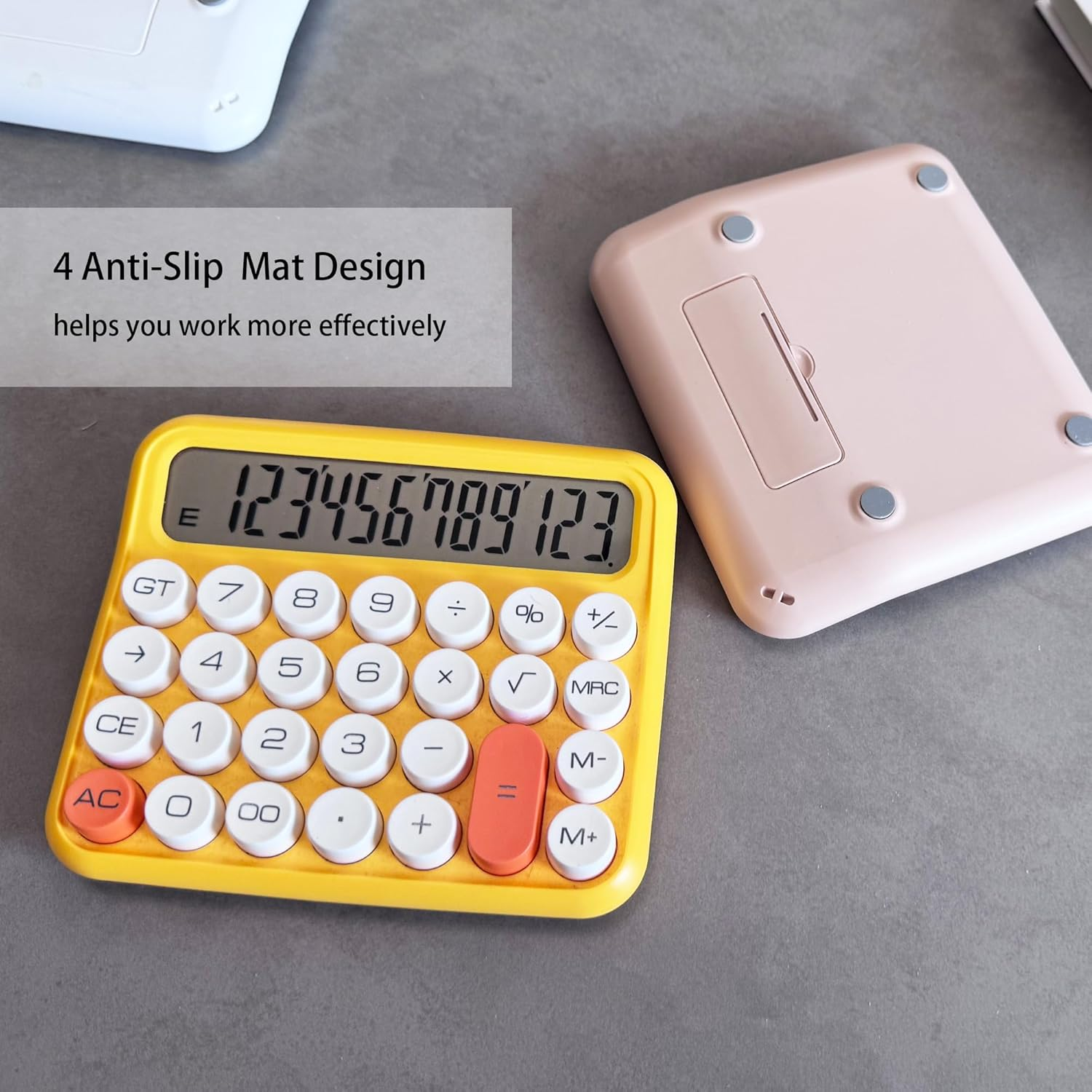 Benkaim Calculators, Desk Calculator,Basic Standard Calculator,12 Digit Large... - Picture 6 of 19