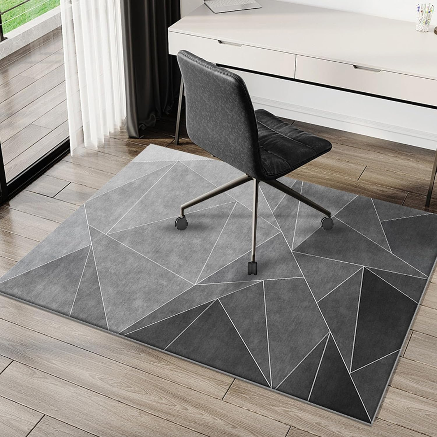 Anyuainiya Office Chair Mat for Carpet/Hardwood Floors, 120x100CM Anti-Slip D... - Picture 11 of 12