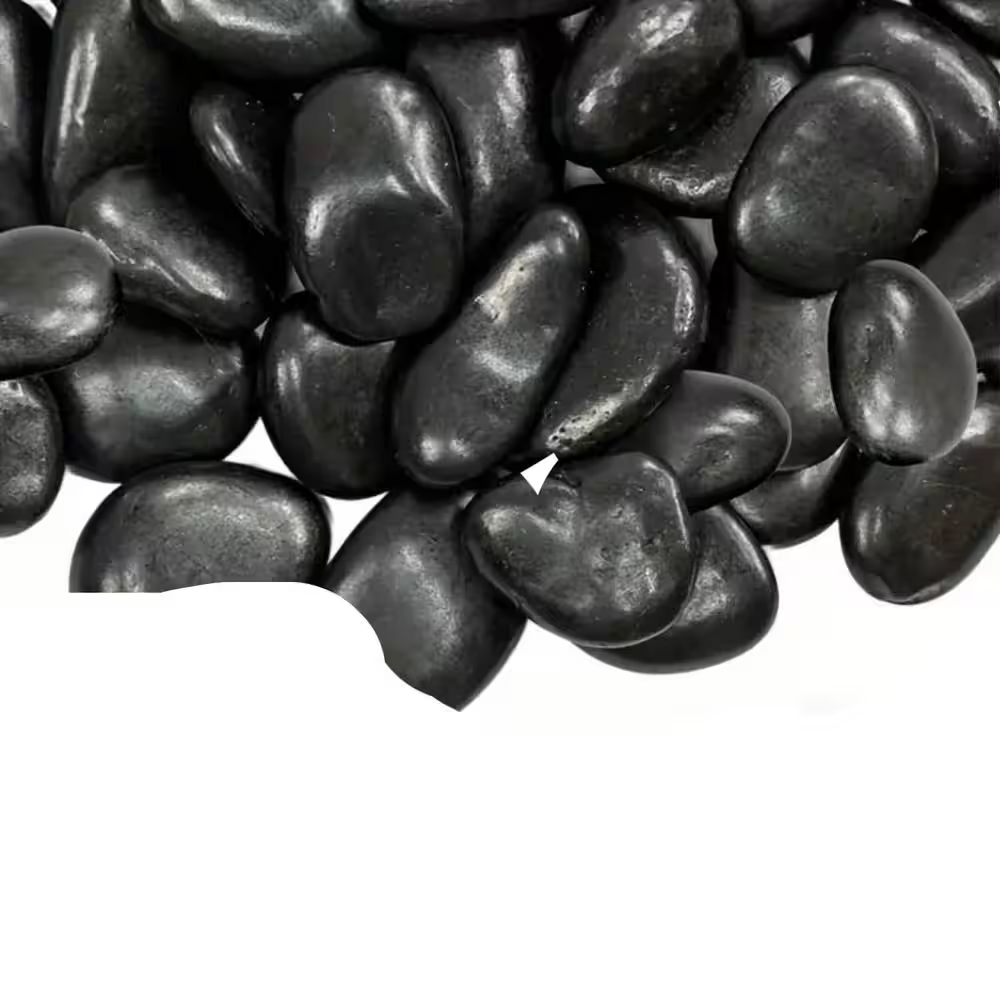 38 Lbs. Decorative Garden Stone, Walkways, Yard, 1-3 In. Large Polished River Rocks for Plants Pots, Vases, Crafts