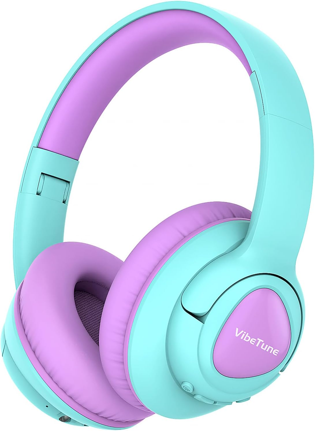 Auriculares Bluetooth Plegables Limite Volumen 85dB 60H Recarga TipoC Morado