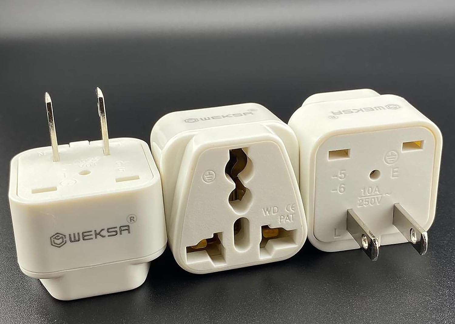 WEKSA Premium Travel Adapter with Universal Input, US, UK to Australia 3 Pin ... - Picture 10 of 18
