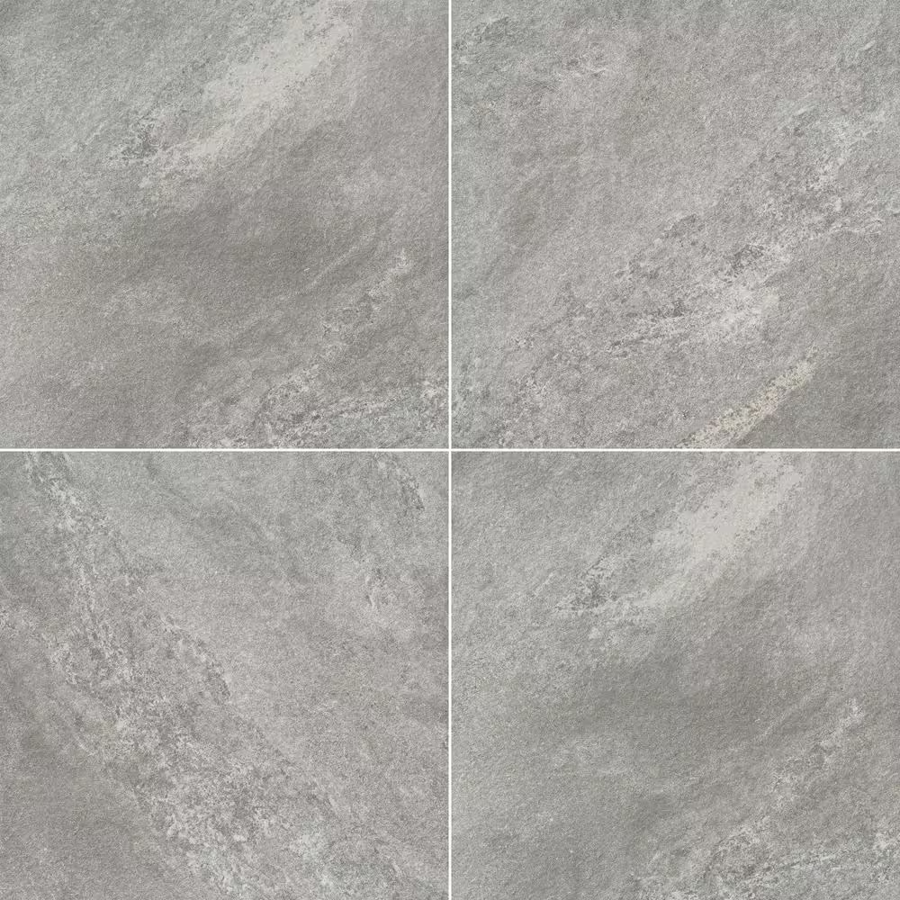 Quarzo Gray 24 In. X 24 In. X 0.79 In. Matte Porcelain Paver Tile (8 Sq. Ft. / Case)