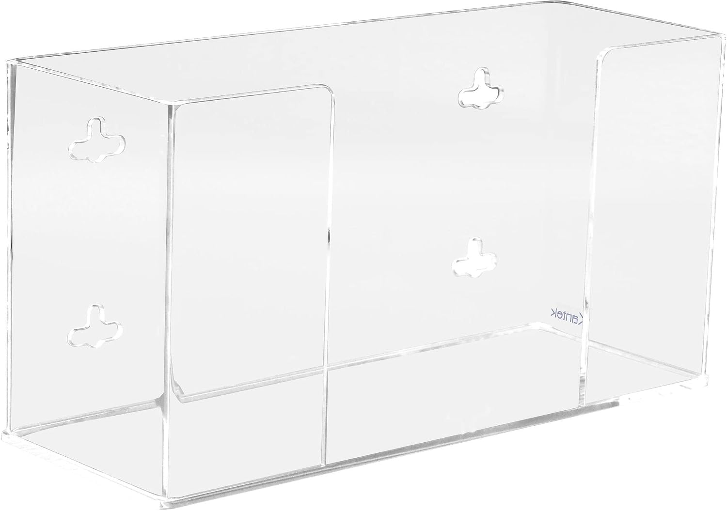 Dispensador Acrilico Pared para Caja Guantes Uso Medico Restaurante Claro 1 Caja