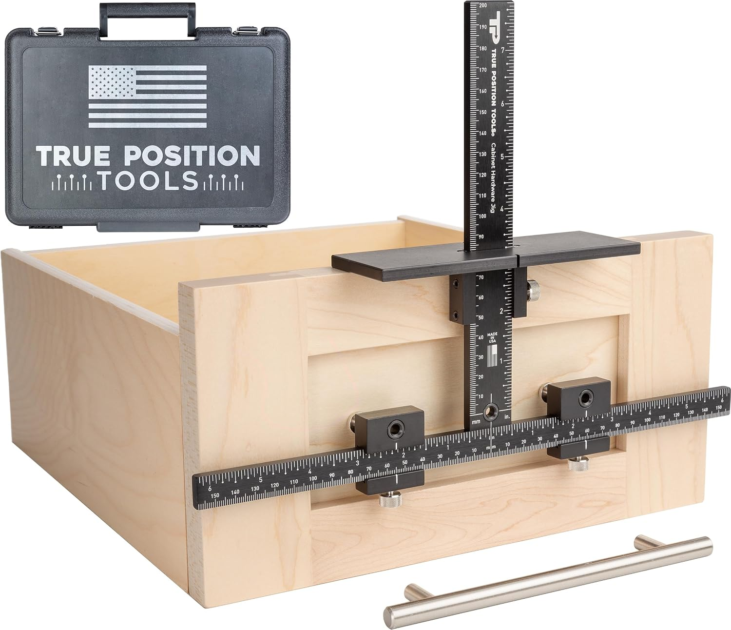 The Original Cabinet Hardware Jig - Made in USA - Most Accurate Tool for Knobs and Pulls - Hand Calibrated by