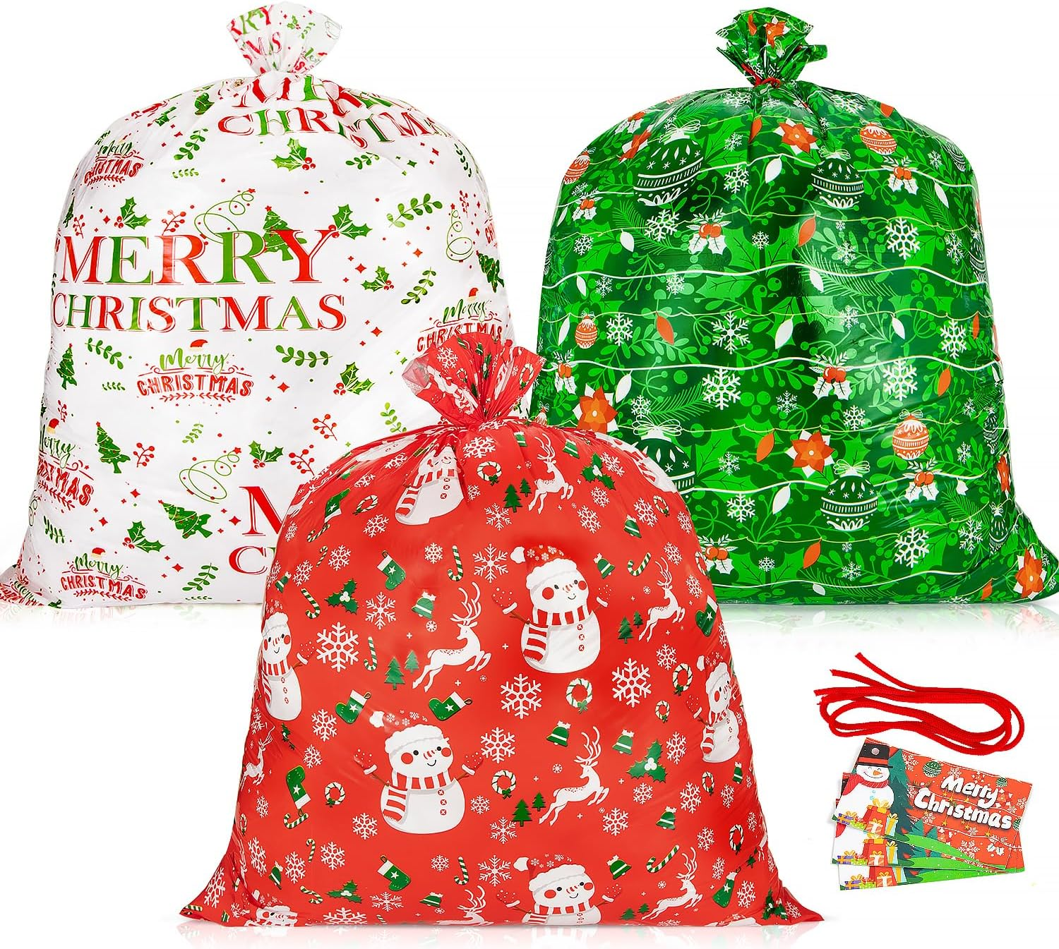 3pcs Large Christmas Gift Bags 36