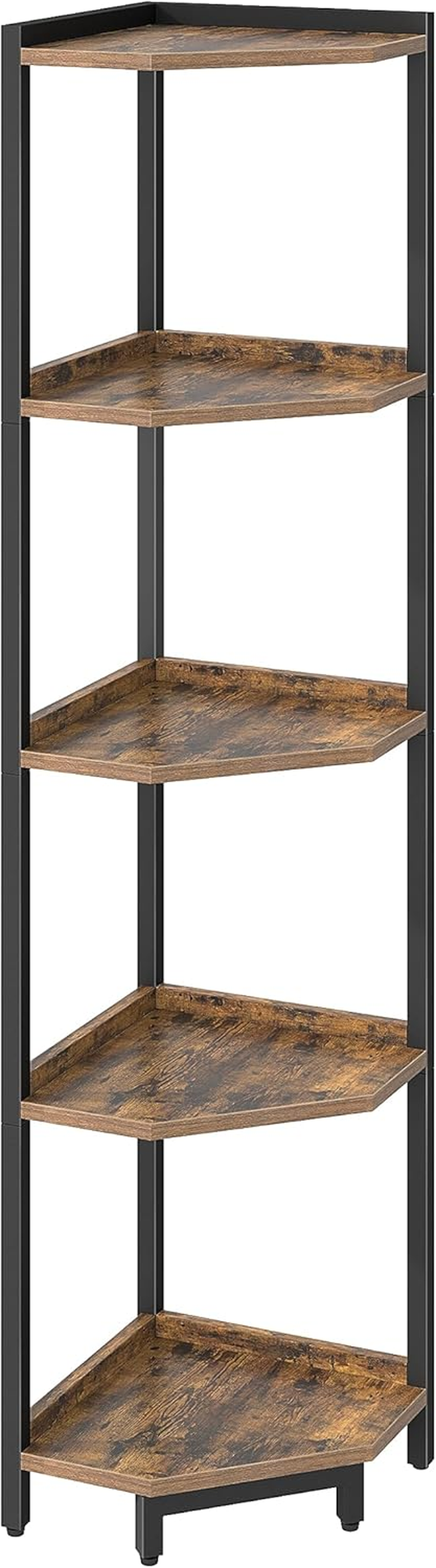 Hzuaneri Corner Shelf Stand, Corner Bookshelf, Storage Standing Shelf Unit wi... - Picture 9 of 14
