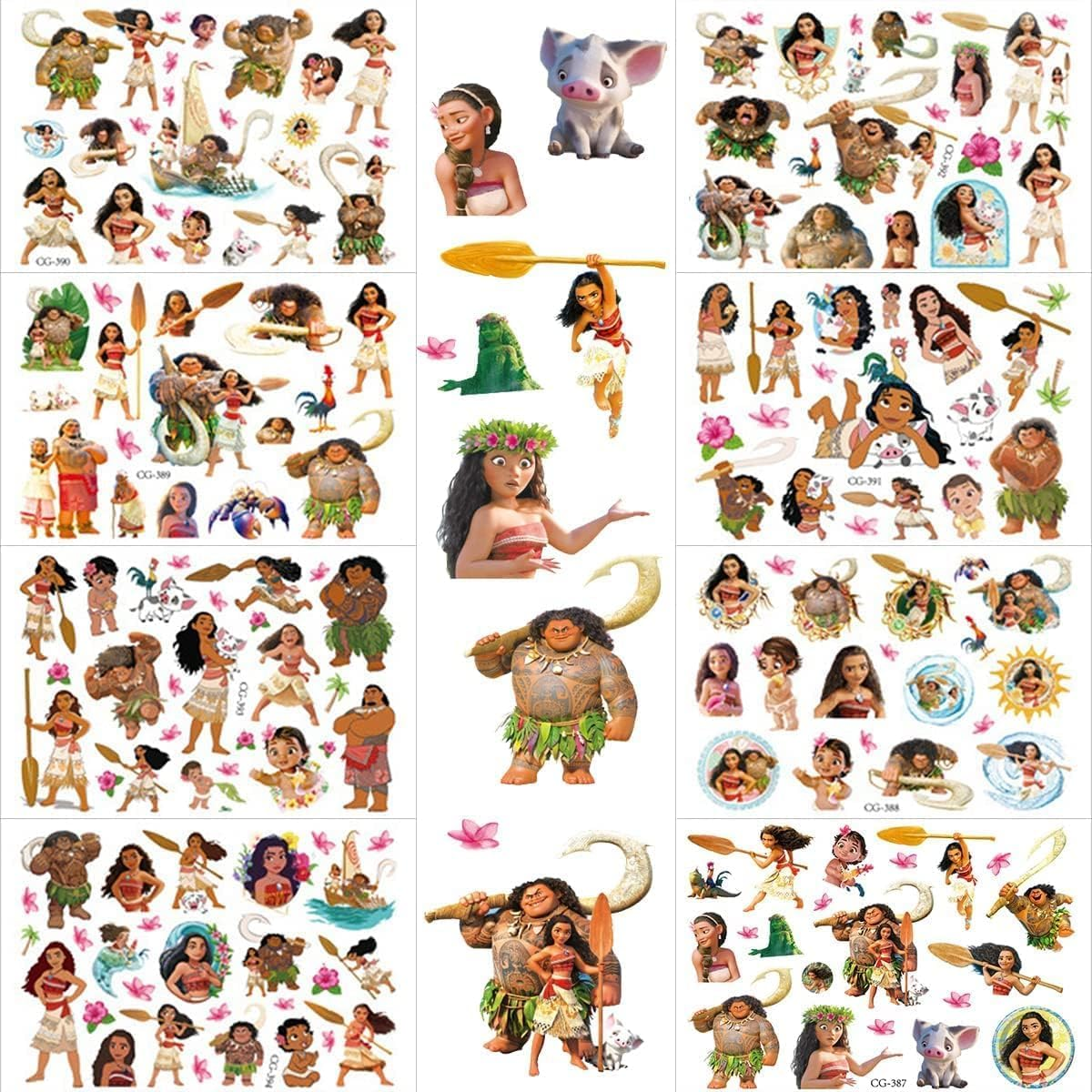 BUYUP 8 Sheets Temporary Tattoos Stickers, tattoos for kids,kids tattoos temp... - Picture 2 of 15