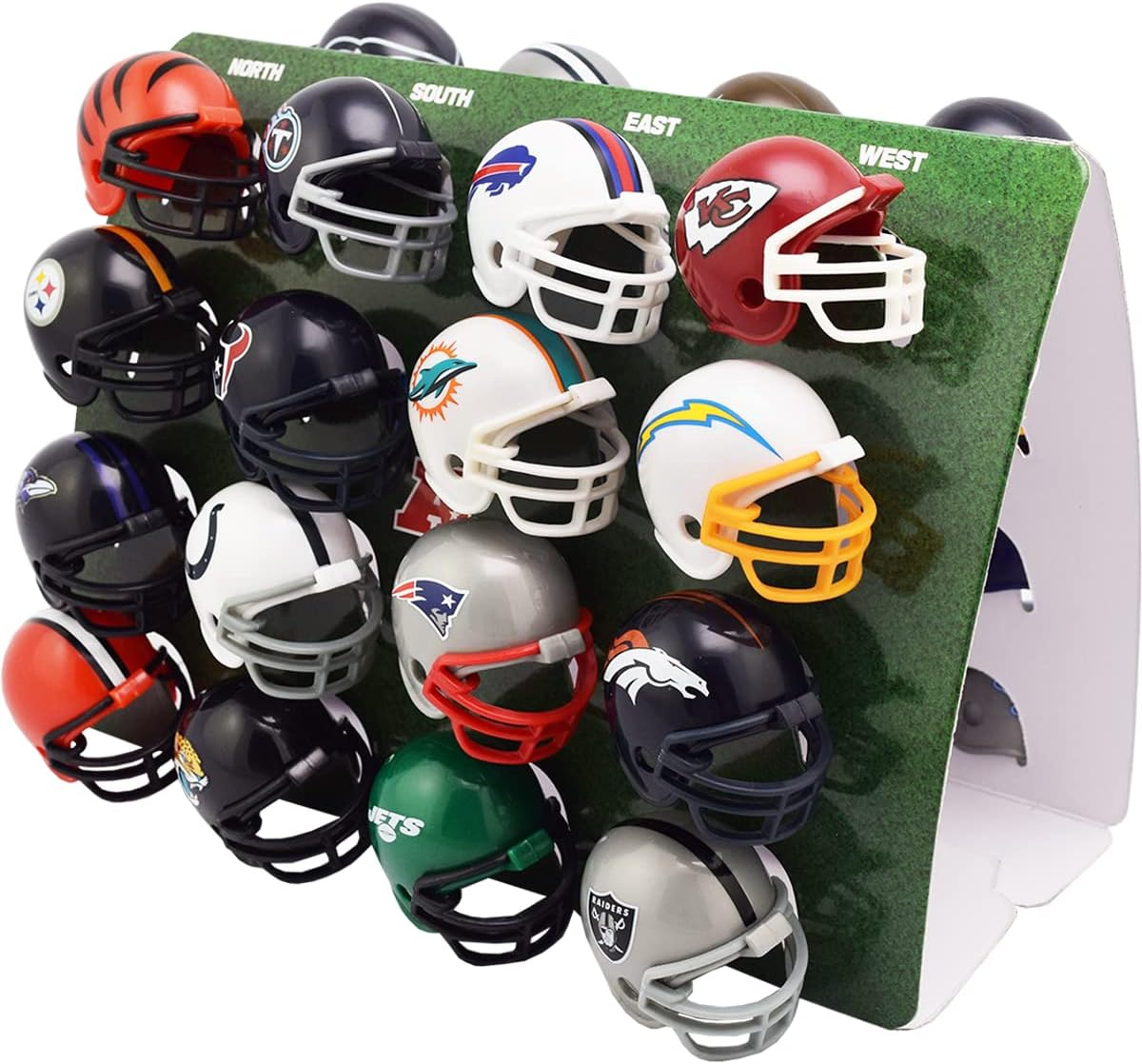 Riddell 32 Piece NFL Helmet Tracker Set - Gumball Size Helmets - All NFL Current Logo'S - New 2023 Set