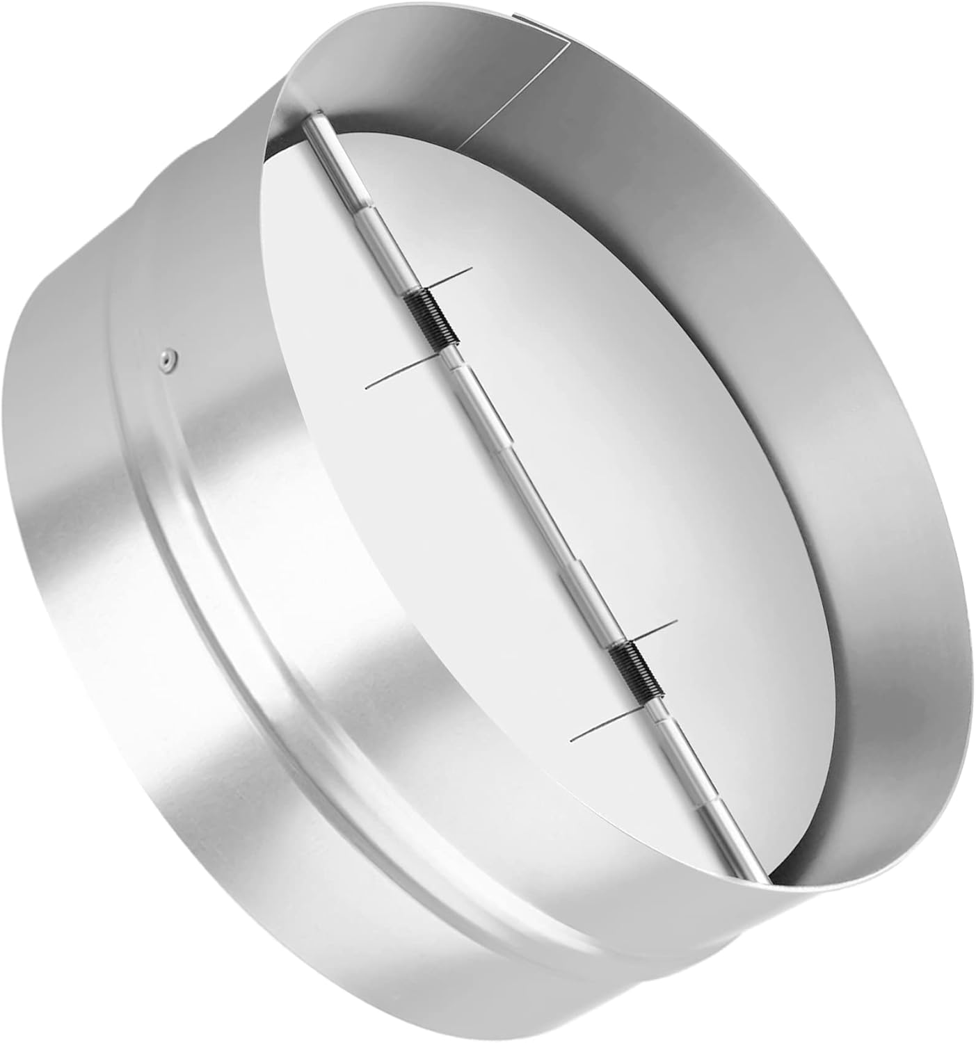 10 Inch Draft Blocker Backdraft Damper Duct Draft Stopper One-Way Airflow Ducting Insert Backflow Preventer Inline Fan Vent Deflector