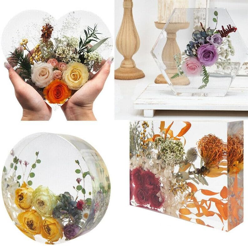 NEW Large Crystal Epoxy Resin Mold Geometry Cube Specimen Love Heart Round Mo... - Picture 7 of 14