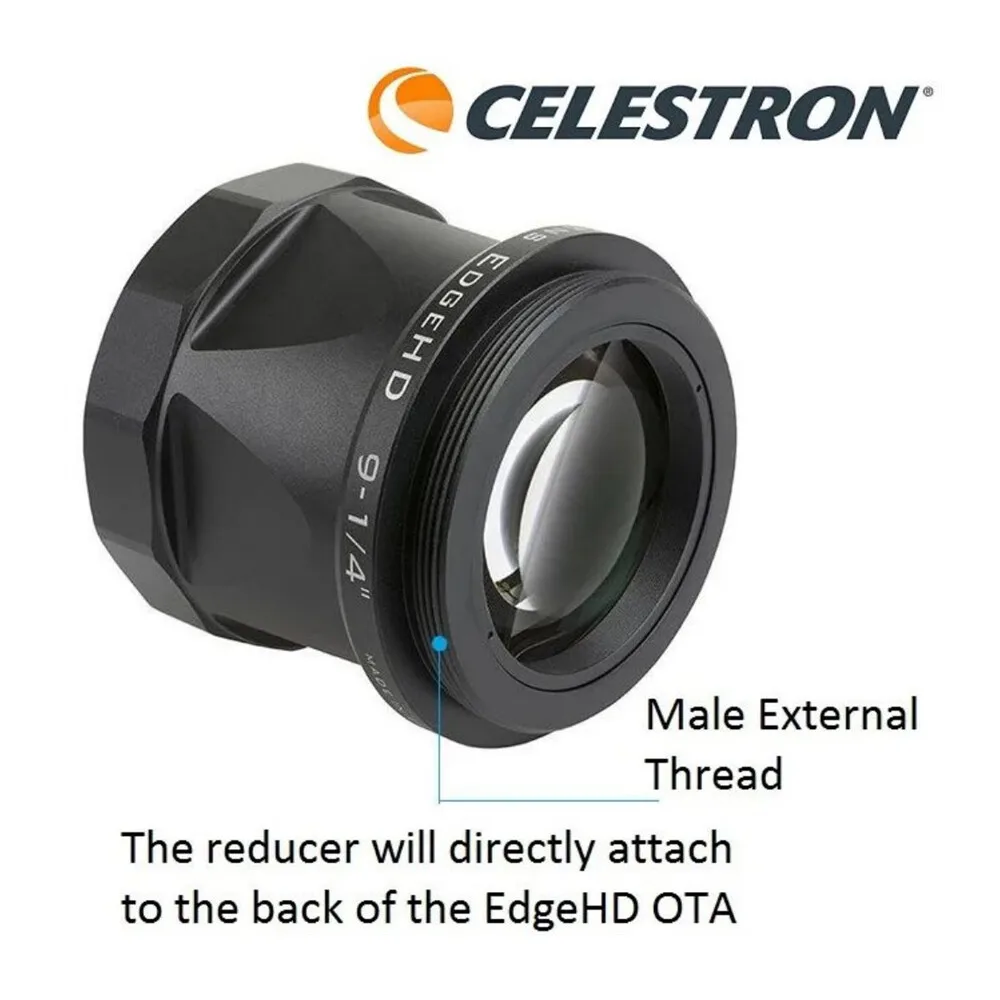 Celestron 0.7X Focal Reducer for Celestron HD8/ HD925/ HD11/ HD14 Astro Telescope