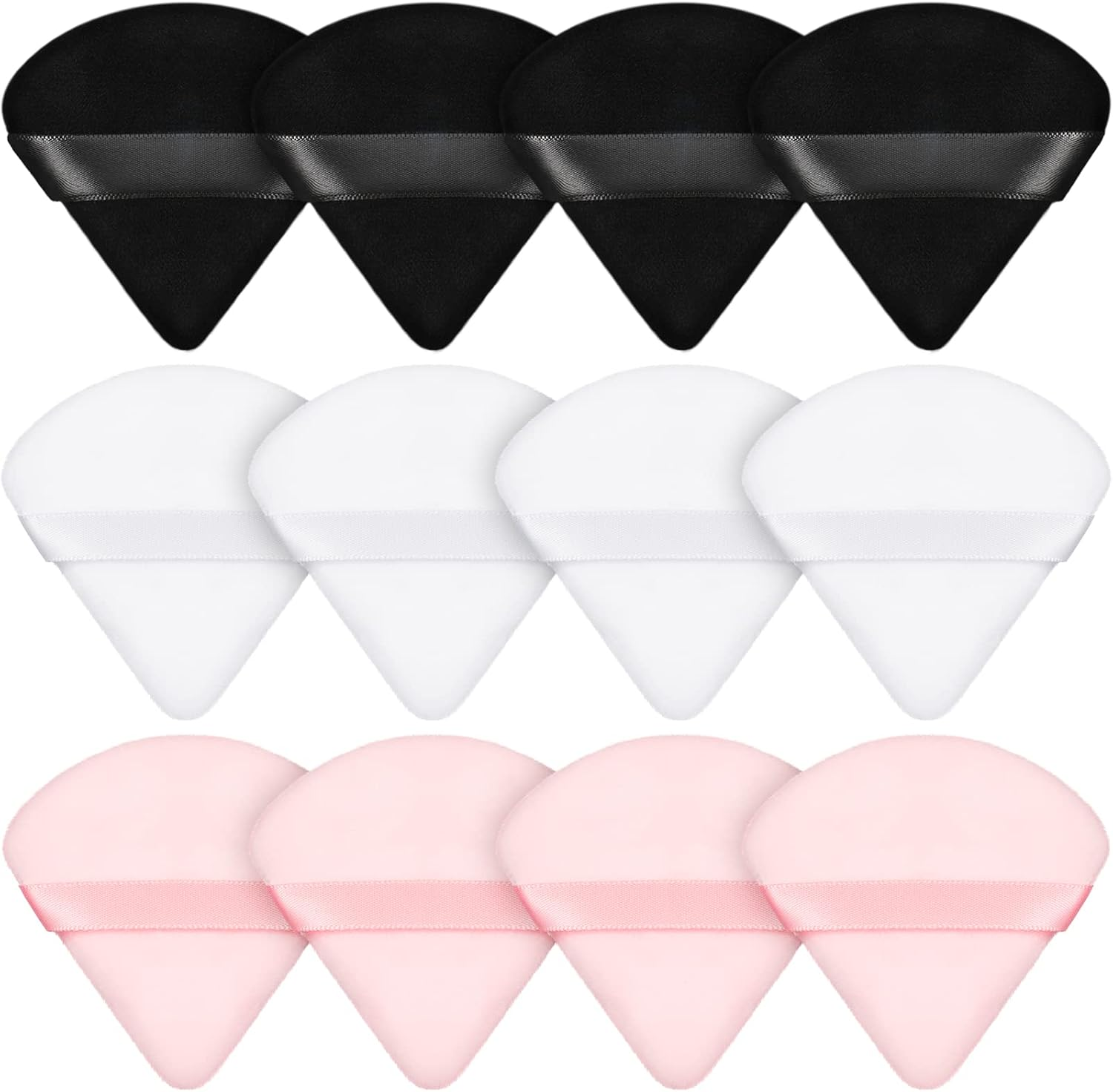 Maitys 12-Piece Triangle Powder Puff Set for Face Makeup - Soft, Washable, Re... - Picture 16 of 23