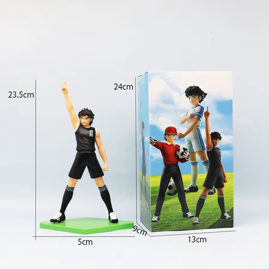18cm Captain Tsubasa Ozora Tsubasa & Hyuuga Kojirou Action Figures