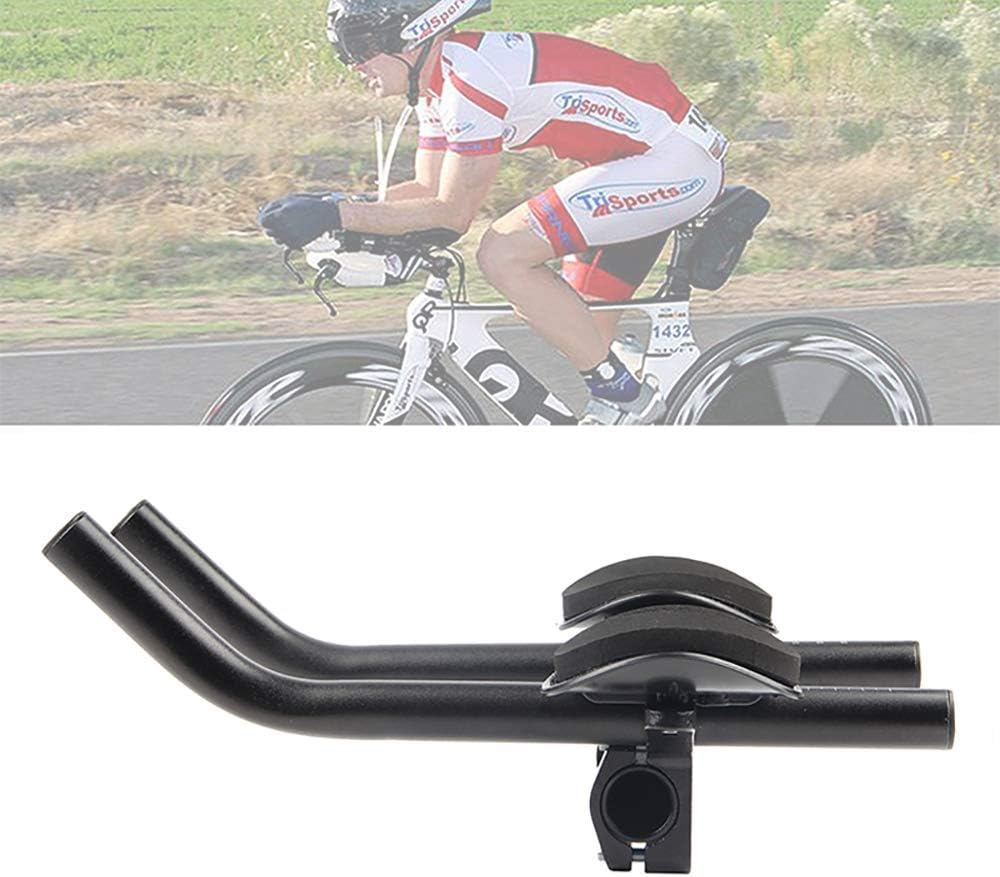 Aero Bars,Bicycle Bike Armrest Handlebars TT Rest Bar Aluminum Alloy Black for Mountain Road Bicycle Bike Racing Handlebars