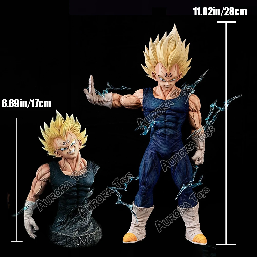 12.6In/32Cm Anime Dragon Ball Z Figure Majin Vegeta Figurine PVC Action Figures Collection Model Toys Gifts