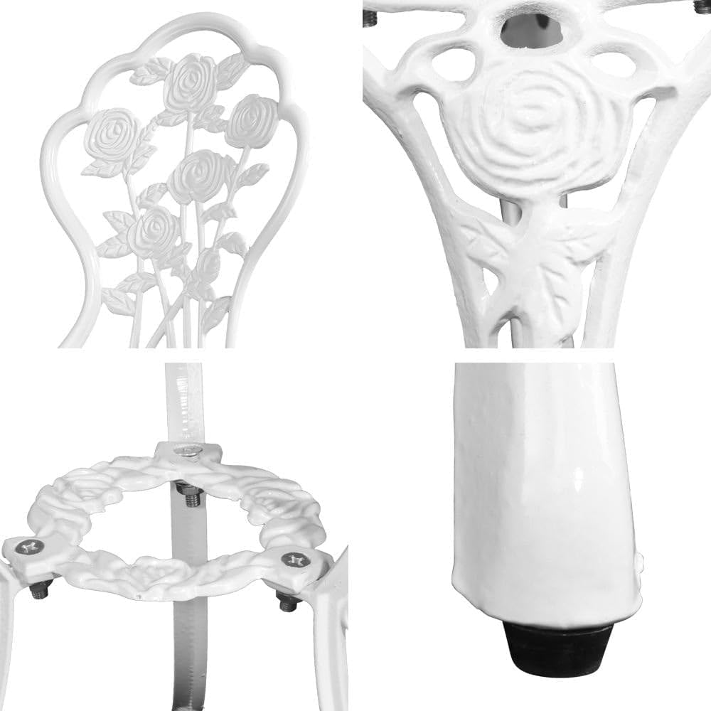 Gardeon Outdoor Garden Setting Seat 3 Piece, Cast Aluminium Bistro Set Lounge... - Picture 8 of 14