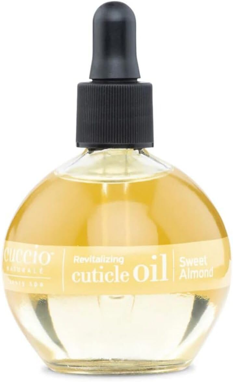 Naturale Sweet Almond Cuticle Oil, 68Ml, Hydrating Cuticle Oil for Nails, Nail Repair & Growth, Sweet Almond & Jojoba Nail Treatment Oil