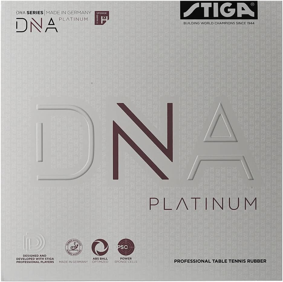 Stiga Table Tennis Rubber DNA Platinum XH, 2.3 with Superior Grip and Optimal... - Picture 2 of 13