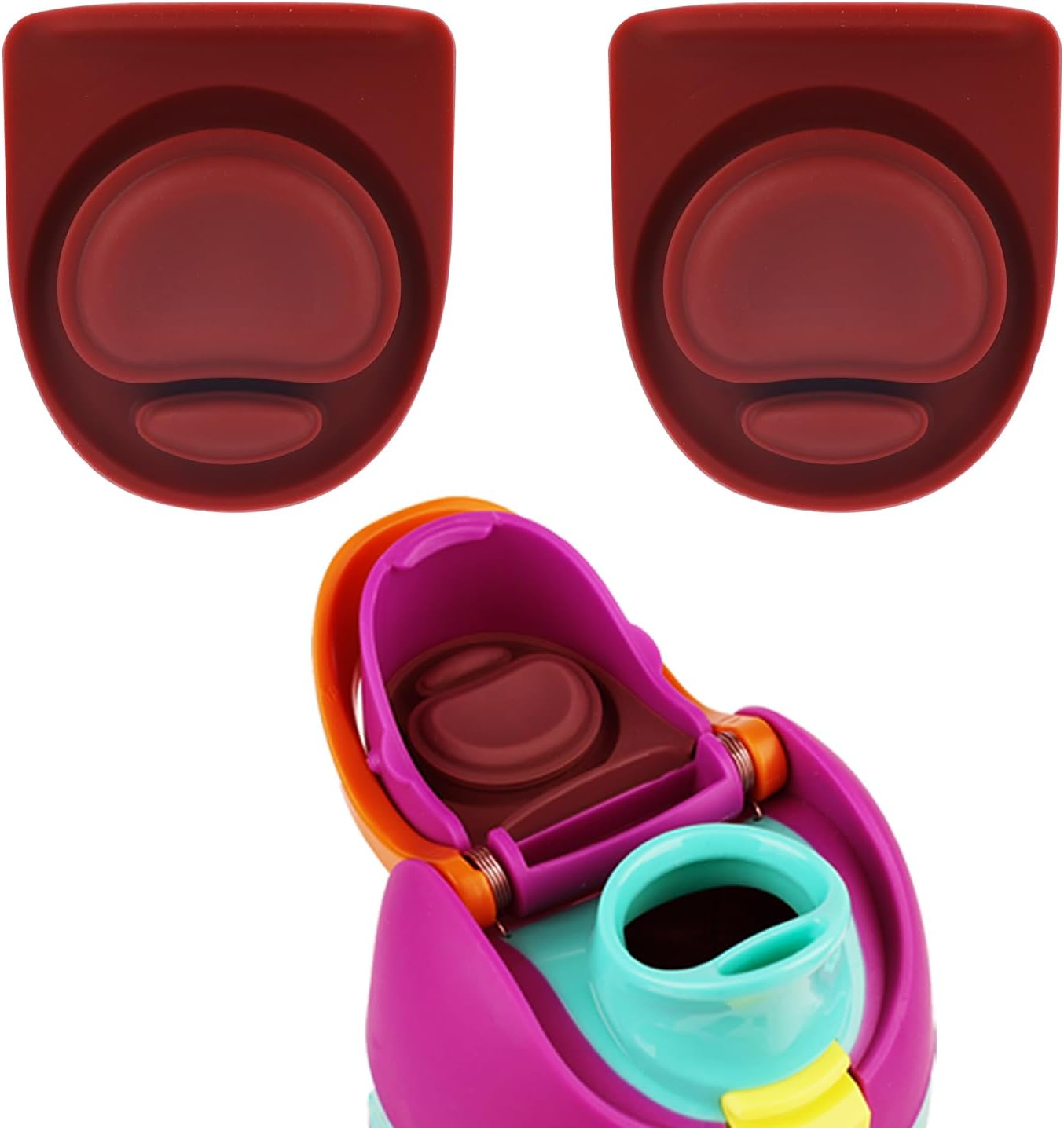 2Pcs Water Bottle Top Lid Compatible with Owala Freesip 24Oz 32Oz, Sealing Parts  Stopper Silicone Plug Accessories for Owala Free Sip 19/24/32/40Oz Seal Gasket Bottle Cap Mouth