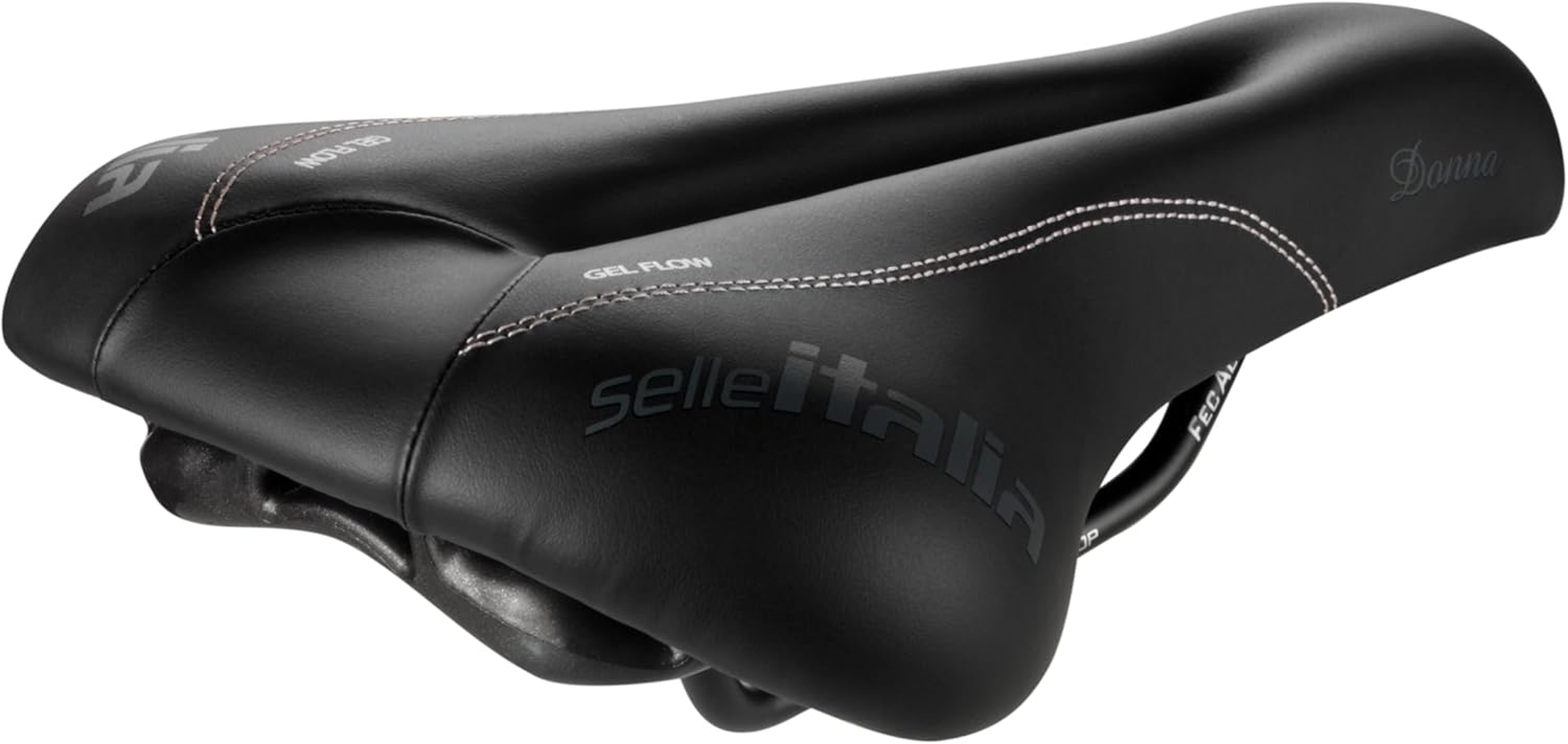 Sattel Donna Gel Flow TM Damen Aluminium-Streben