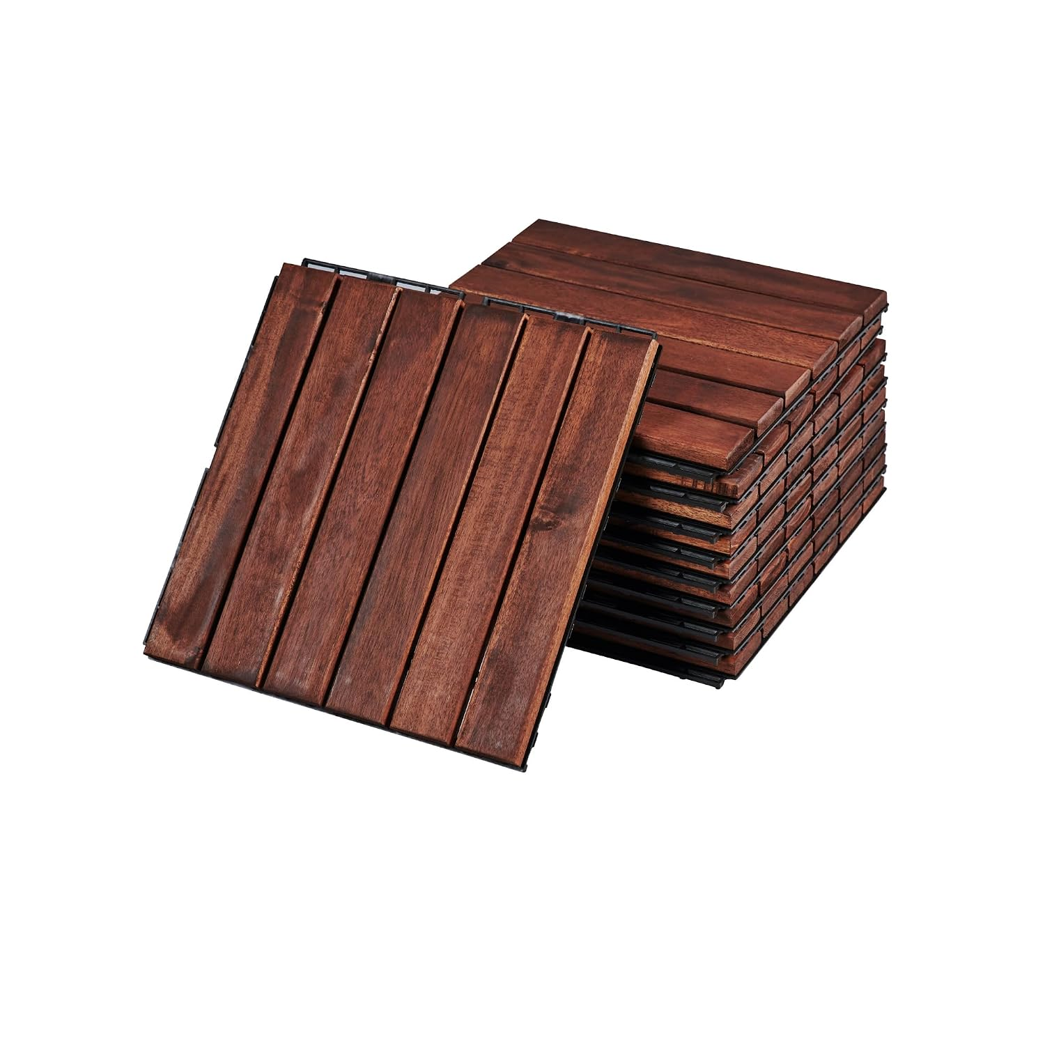 Hot Selling! 30 Pieces of 12 Inch Interlocking Flooring, Covering 4320 Square Inches, Suitable for Home Balconies, Creating a Warm and Comfortable Atmosphere