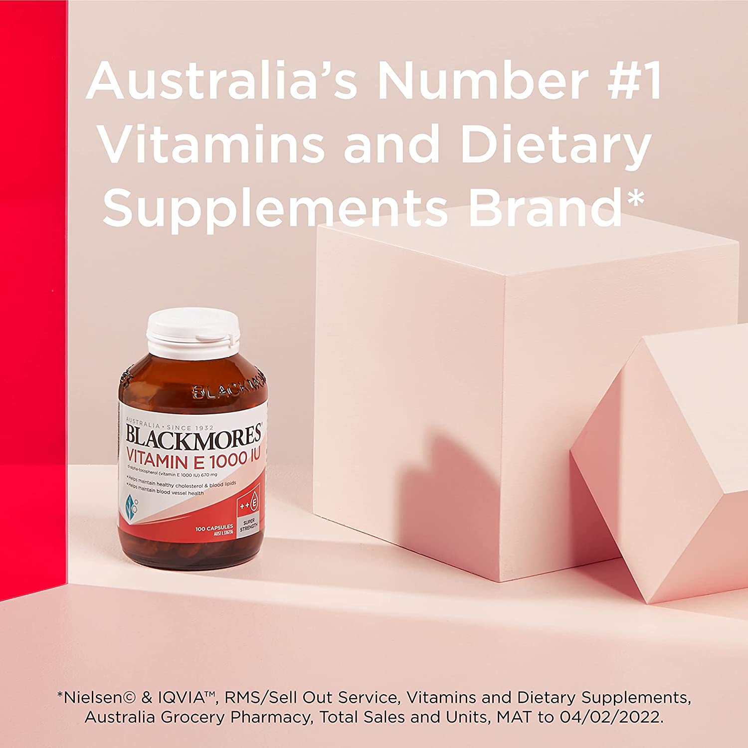 Blackmores Vitamin E 1000IU |Supports Healthy Cholesterol Levels | 100 Capsules - Picture 10 of 14