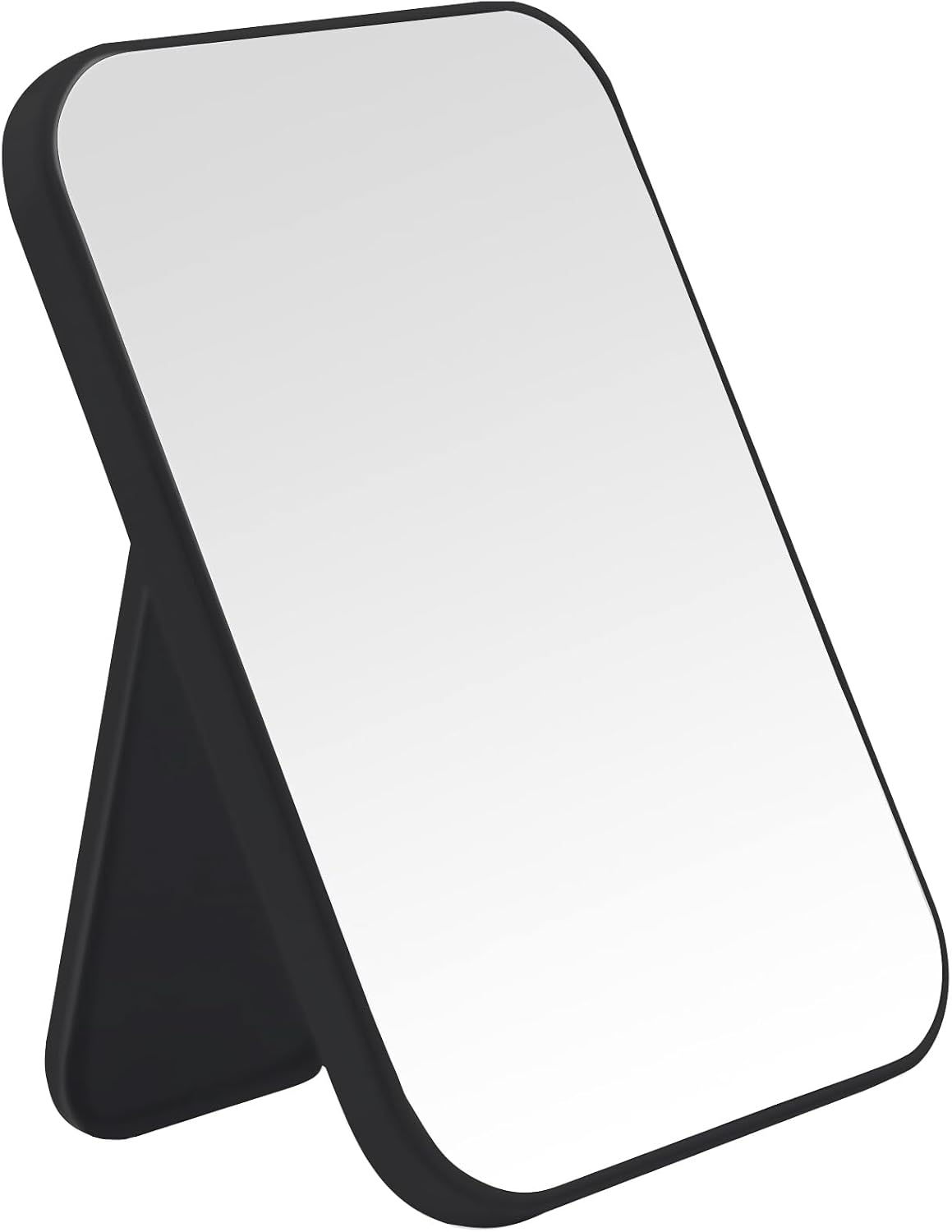 Desktop Makeup Mirror, 8 Inch Portable Mirror, Simple Folding Makeup Black