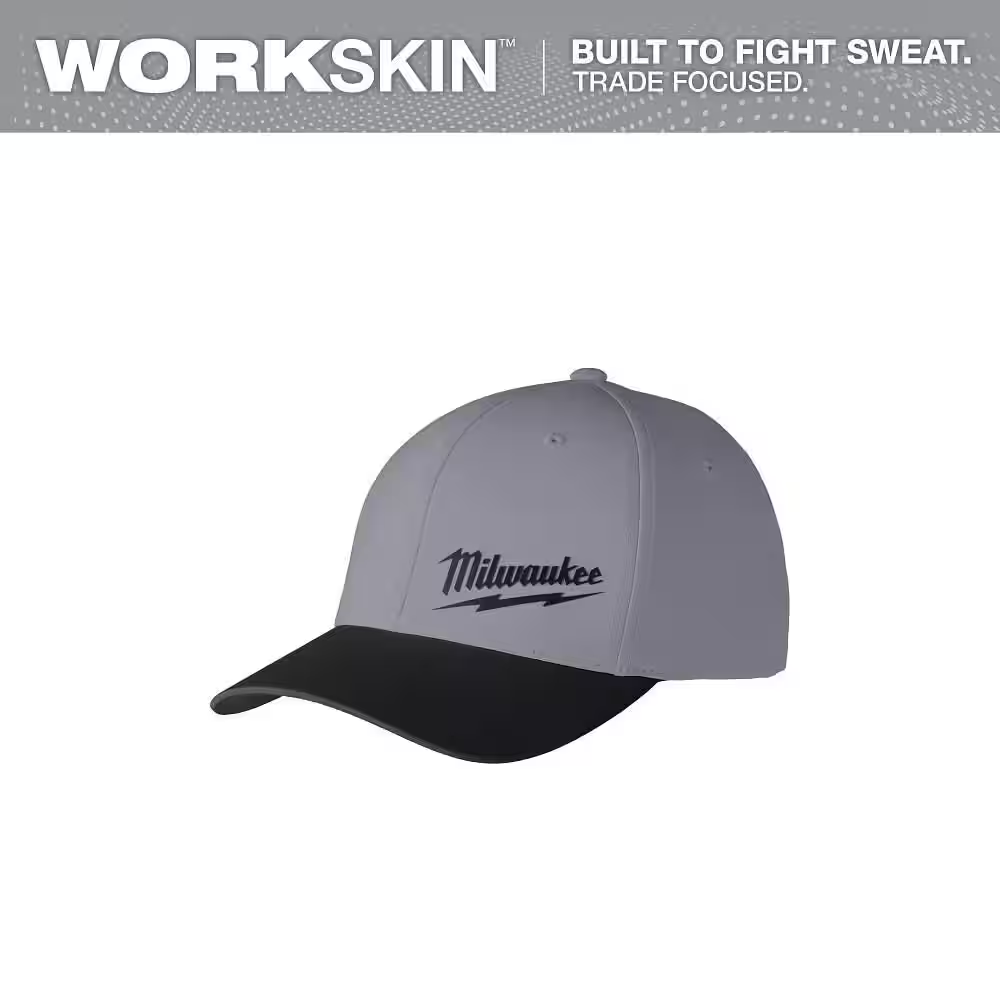 Large/Extra Large Dark Gray WORKSKIN Fitted Hat