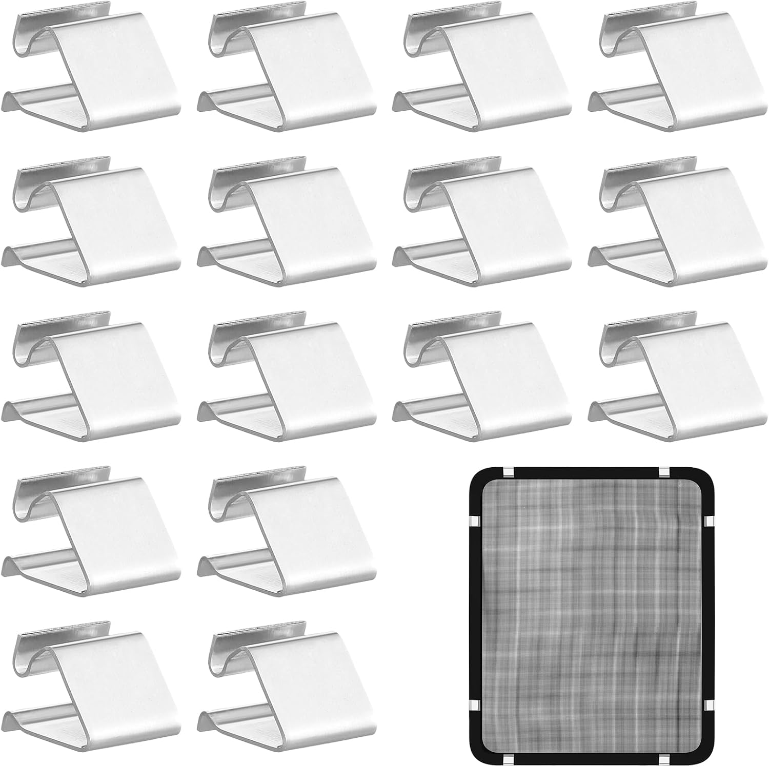 8 Pcs Rv Window Screen Clips, Screen Retainer Clips Spring Bails