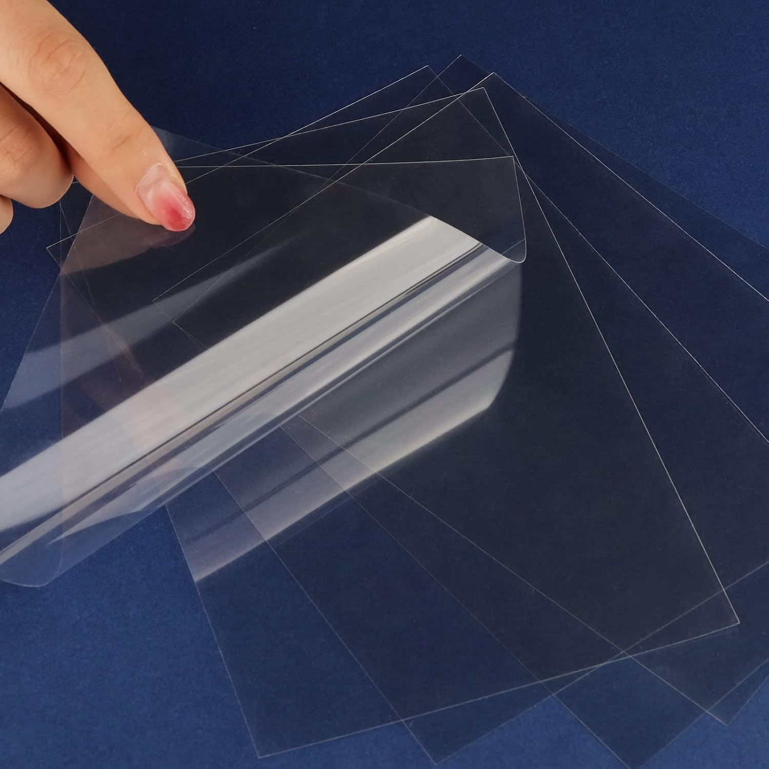Heat Resistant Clear Acetate Sheets for Making Shaker Windows 5Pcs/Sets Transparent Plastic Sheets for DIY Scrapbooking Handmade Shaker Cards Album Photo Frame Accessories 8.5X11Inch