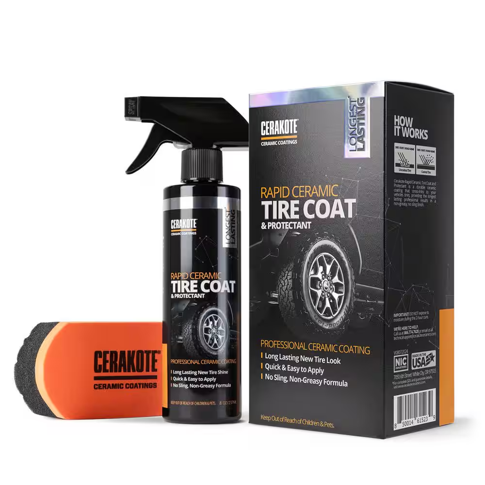 8 Oz. Bottle Rapid Ceramic Tire Coat