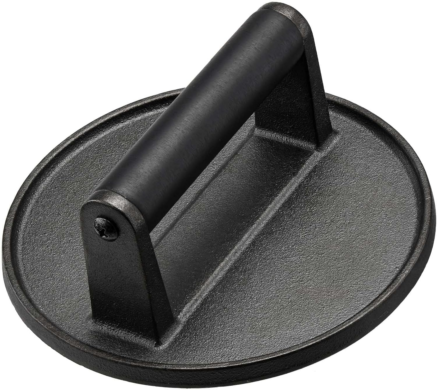 HULISEN Cast Iron Burger Press, 16CM/6.5" Heavy Duty Smashed Burger Smasher