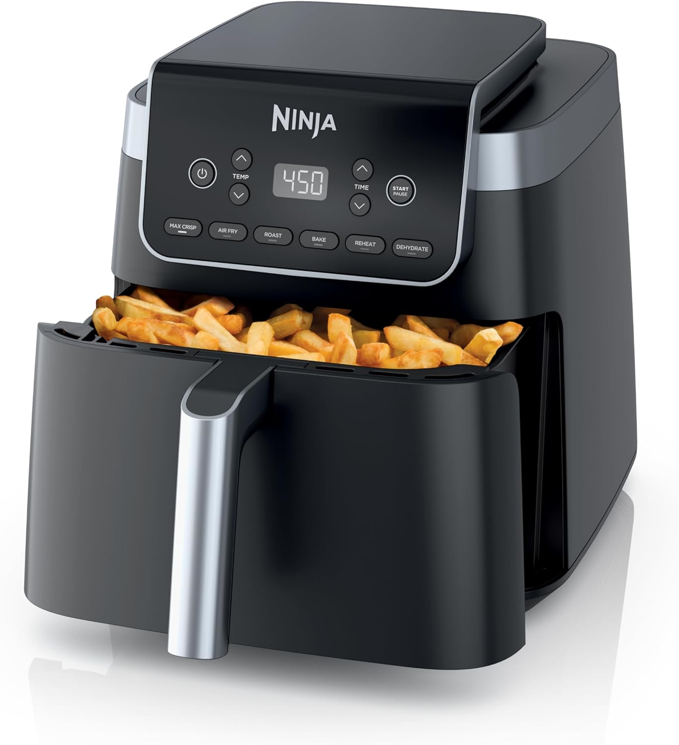 Ninja Air Fryer XL with Maxcrisp, 6.5 Qt, 6-In-1, Grey, AF181