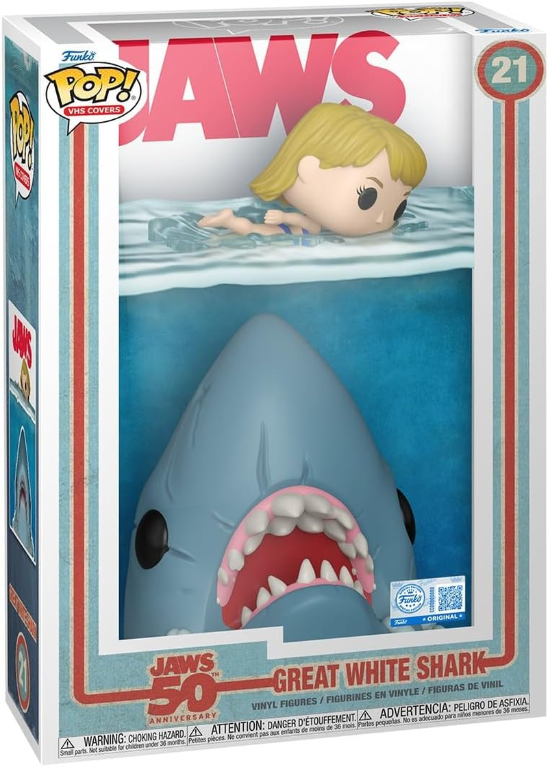 Funko Pop! Comic Cover: Jaws 50th Anniversary Great White Shark