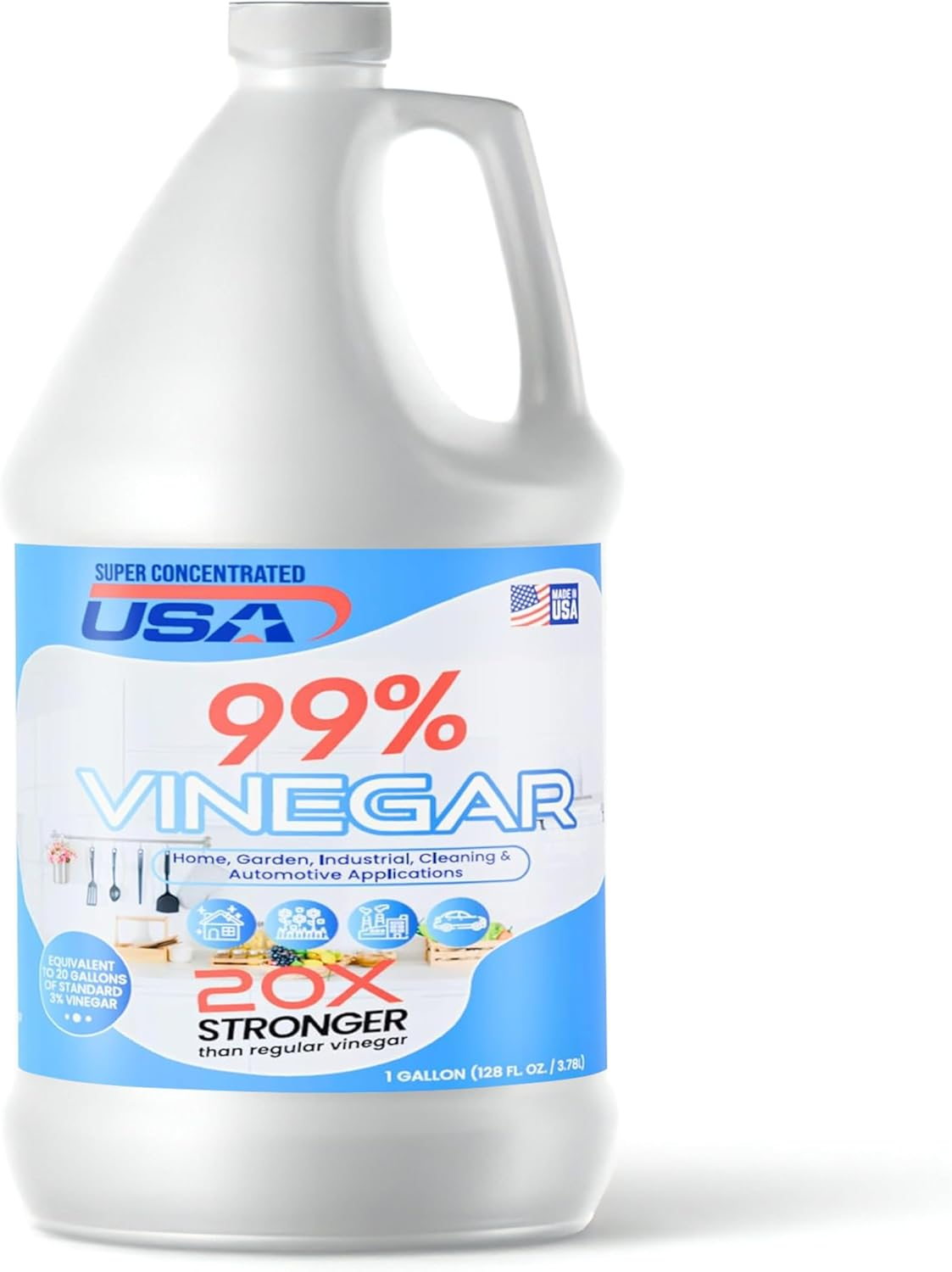 Pure Vinegar - Industrial Cleaning Vinegar (99 One Gallon)