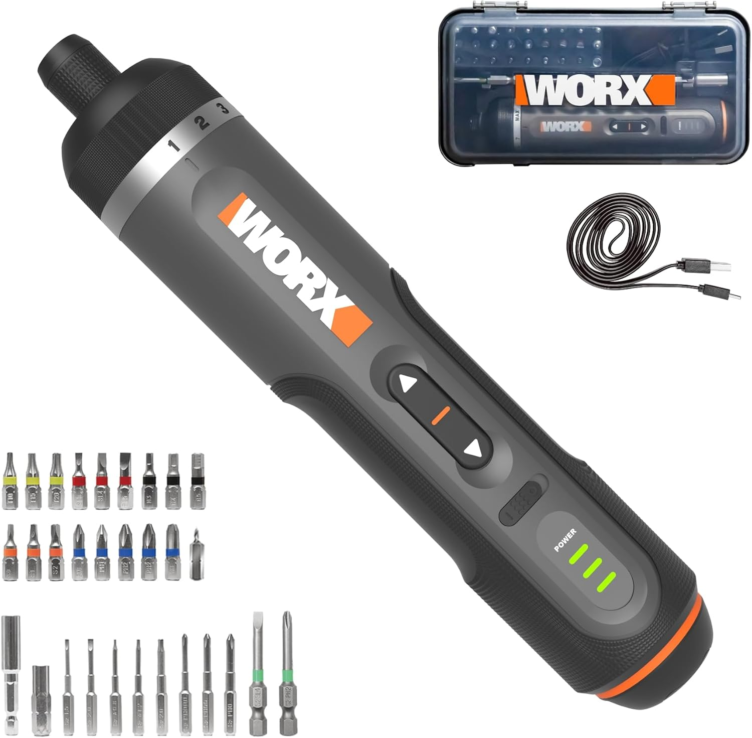 新品未使用　VICK × ALLRIGHTSRESERVED SET PACK WORX 4V Lithium Screwdriver 30-Piece Accessory Kit WX242L | eBay