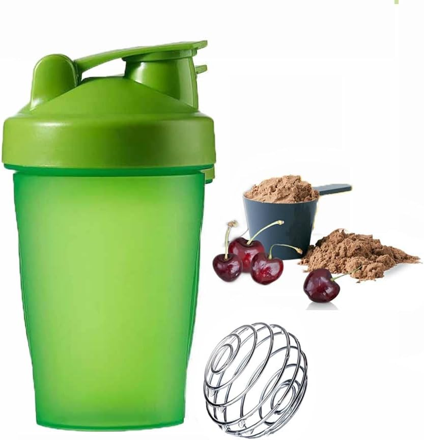 Protein Shaker Bottle - Shaker with Stainless Steel Mixing Ball, BPA - and DE... - Picture 9 of 15