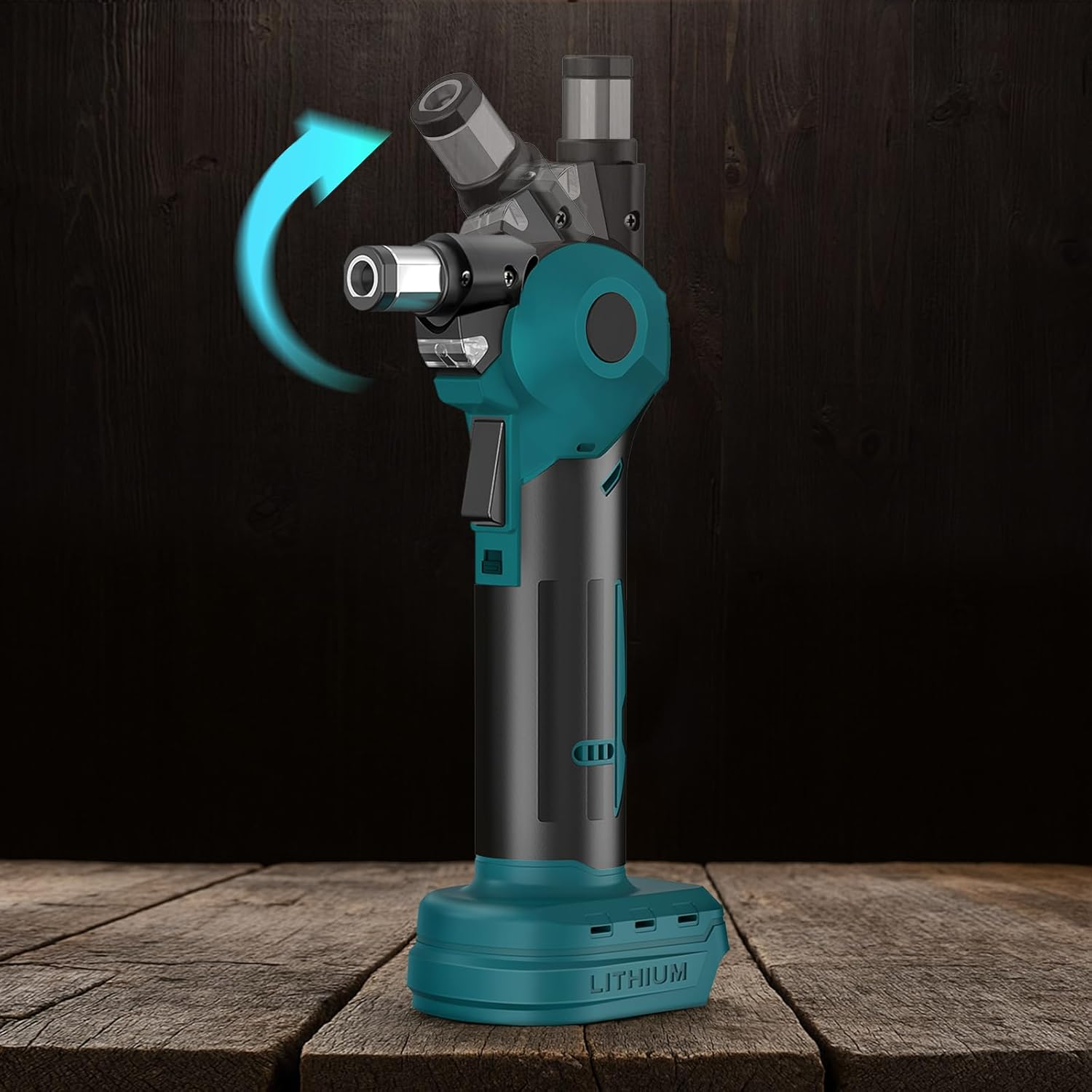 Palm Nailer Cordless Auto Hammer Compatible with Ma-Kita 20V/18V Battery, Power Framing Nailer, 0-90° Adjustable Palm Nail Gun with Magnetic Tip for One-Handed Use Tools on Joist Hangers (No Battery)