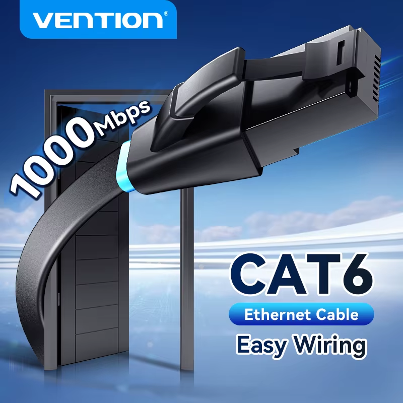 Cat6 Ethernet Cable Gigabit High Speed 1000Mbps Lan Cable RJ45 Network Patch Cable for Laptop Router PC PS5 4 3 Xbox