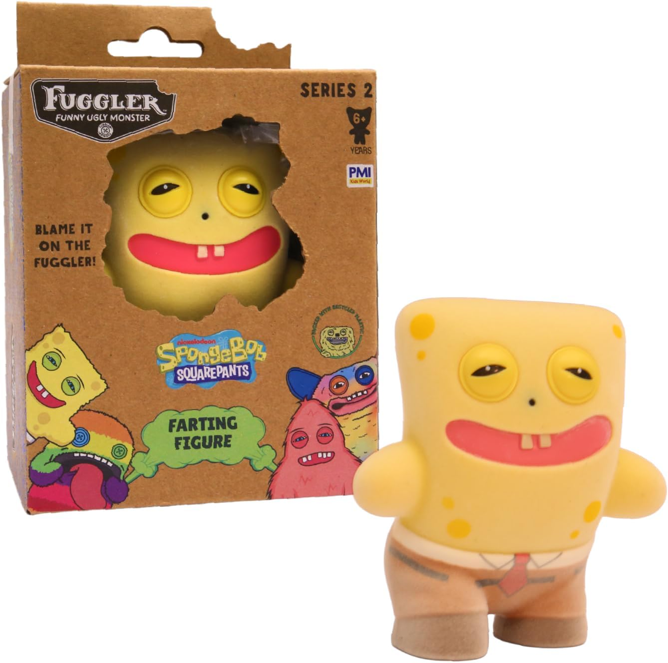 Fuggler Series 2 Farting Figures Sensor-Activated Noisy Collectible Figure With