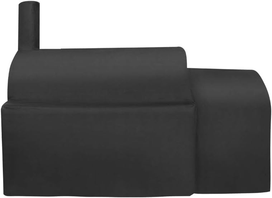 Grill Smoker Cover Replacement for Oklahoma Joe'S Longhorn Offset Smoker, Fade and UV Resistant, Black