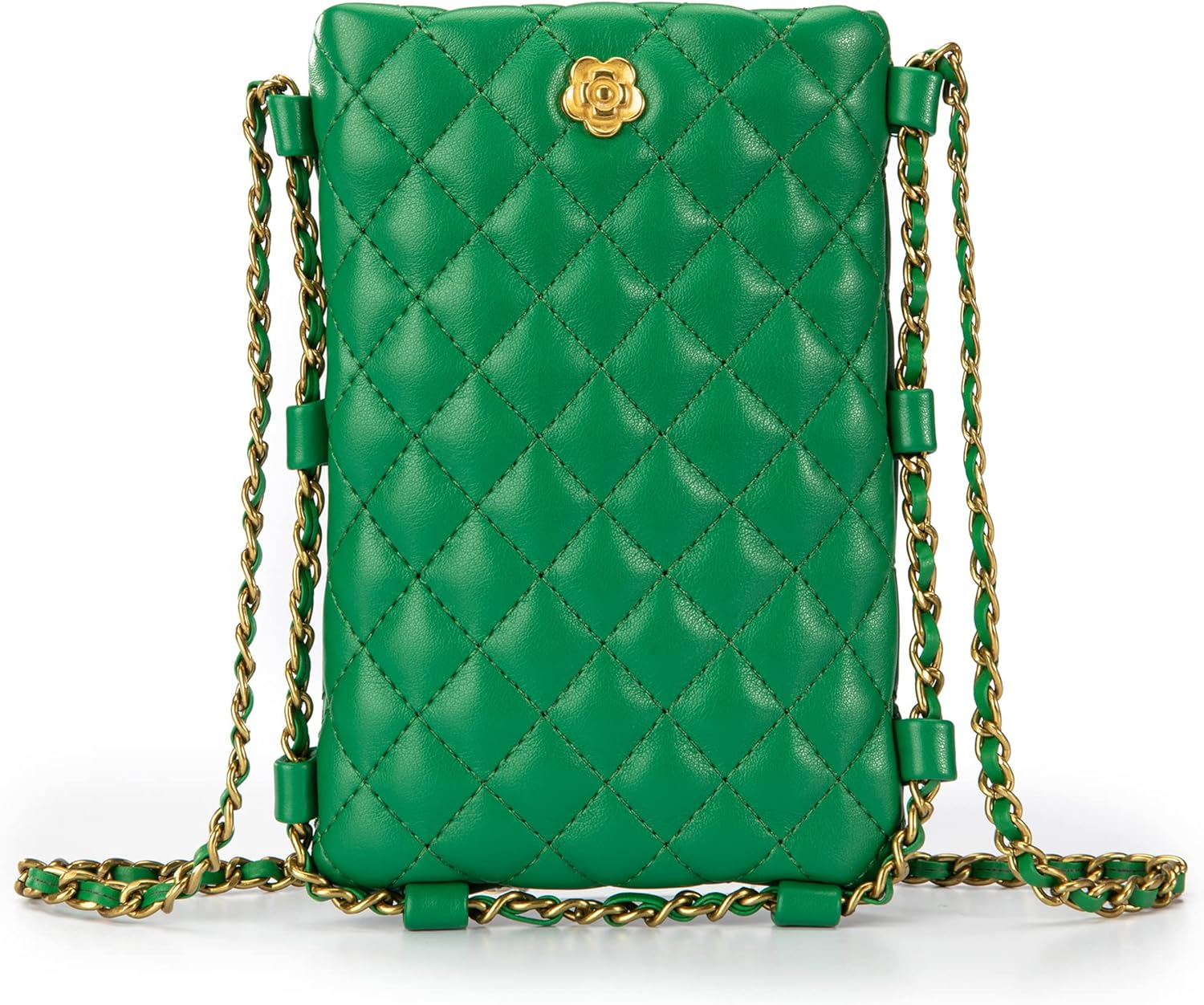 Quilted Small Crossbody Bags for Women Trendy Cell Phone Purse