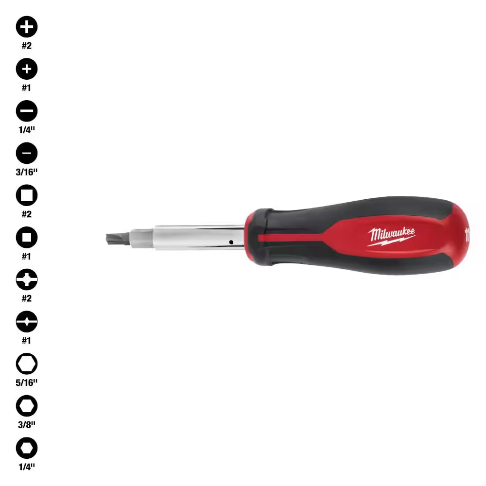 11-In-1 Multi-Tip Screwdriver with ECX Driver Bits