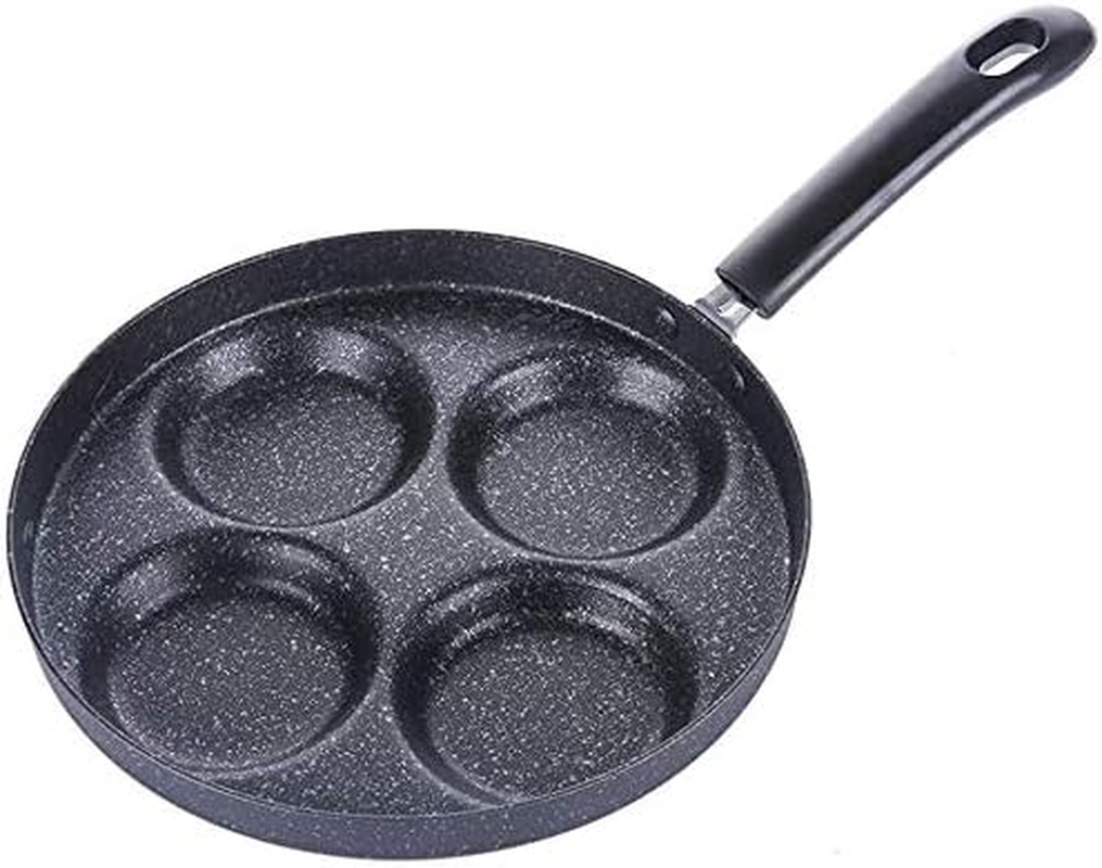 4-Cup Non-Stick Aluminium Frying Pan, Black, 24Cm