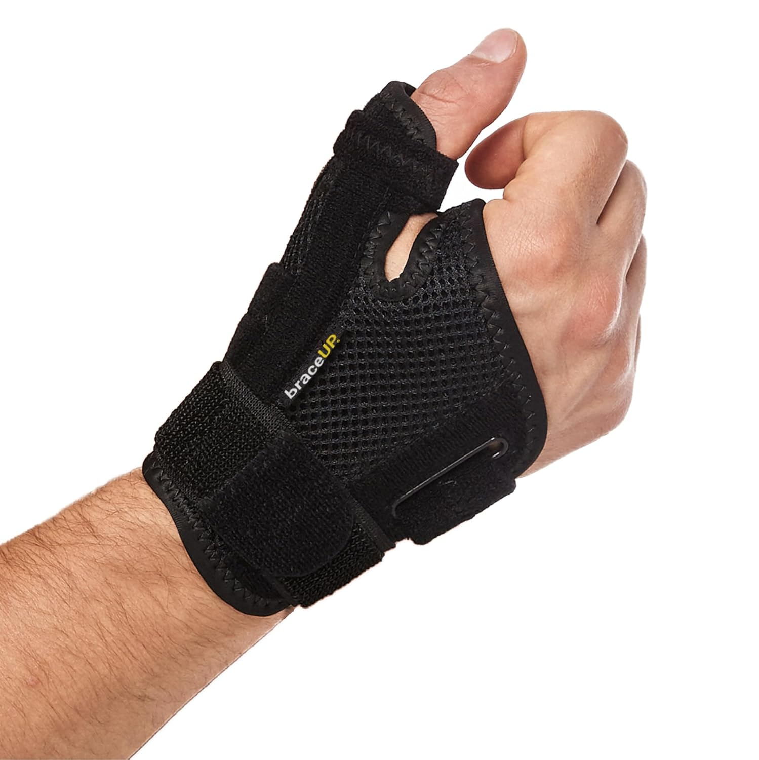 Thumb Spica Splint Brace Right Left Hand Women and Men, CMC with Thumb Support, for Arthritis, Tendonitis, Carpal Tunnel  and Thumb Sprain (Black)