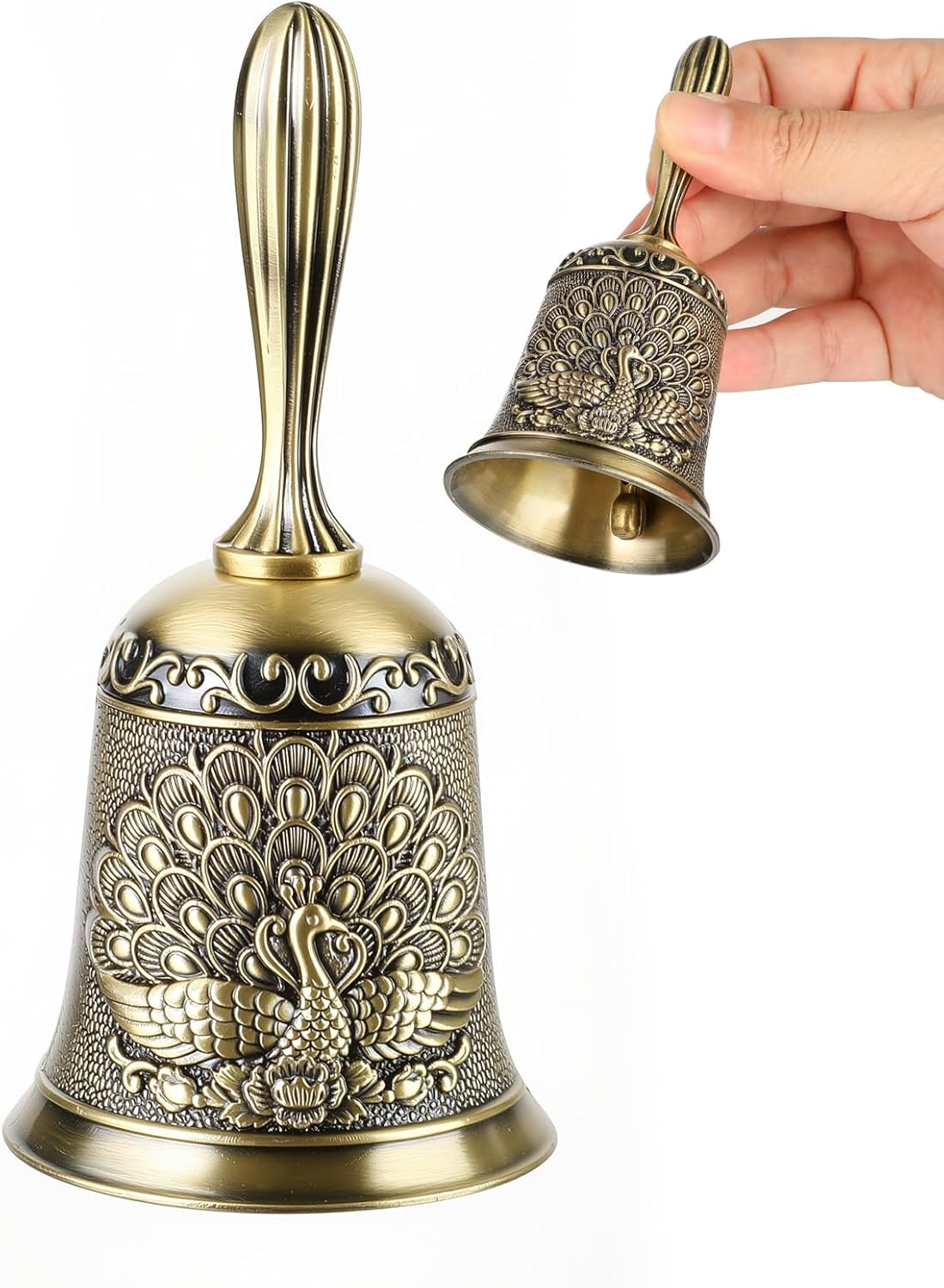 Loud Hand Bell for Service Calls, Weddings, and Meditation - Ideal for Seniors