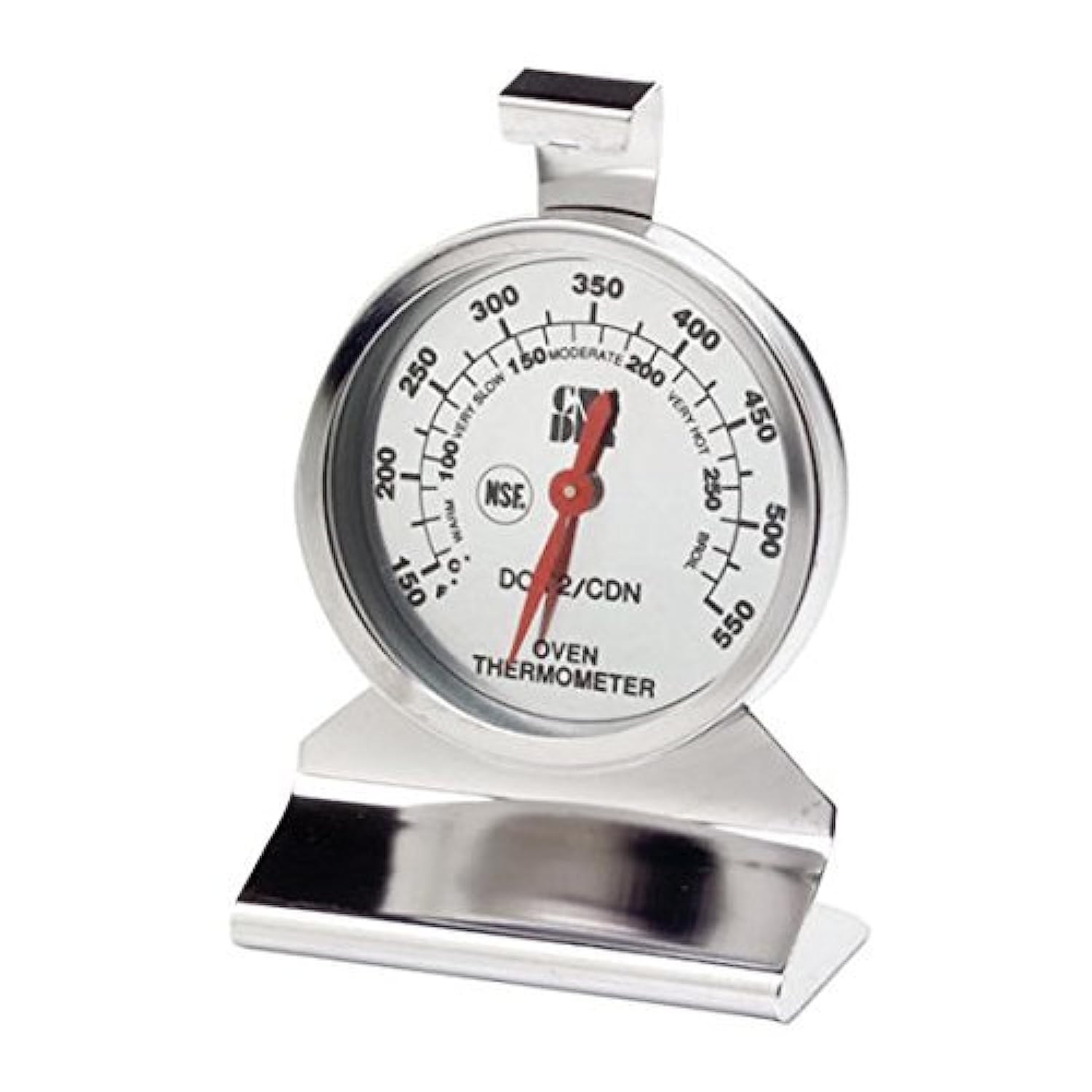 DOT2 Proaccurate Oven Thermometer, the Best Oven Thermometer for Instant Read in Food Cooking. Stainless Steel for Monitoring Oven Temperatures. Large Dial. NSF Certified.