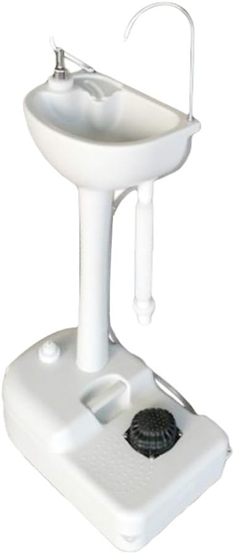 Portable Camping Sink W/Towel Holder & Soap Dispenser - Hand Wash Basin Stand W/Rolling Wheels - for Outdoor Events, Gatherings, Worksite & Camping 1