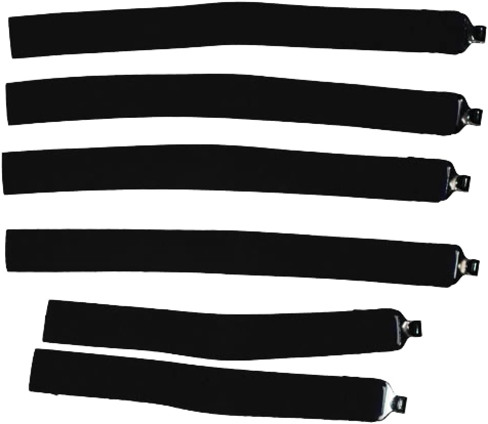 | Catcher'S Leg Guard Straps | Baseball/Softball | Set of 6 | Black